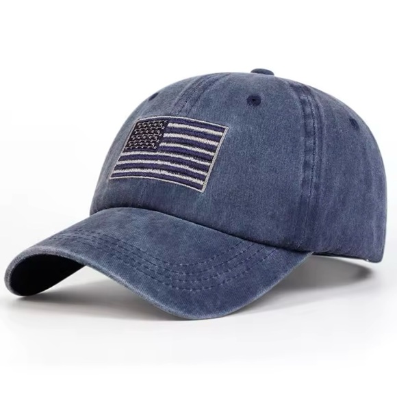 American Flag Side Embroidery Baseball Caps Adjustable Casual Hat new in bag - Picture 9 of 13